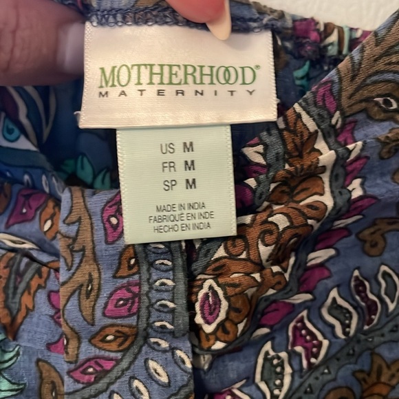 Motherhood Maternity Medium Paisley Maxi - Multicolor - Picture 4 of 7